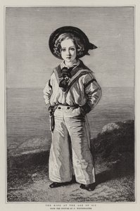 Der König im Alter von sechs Jahren von Franz Xaver Winterhalter