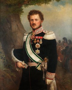 Porträt von Emil, Prinz von Hessen und am Rhein 1790-1858, ca. 1850 von Franz Xaver Winterhalter School of .