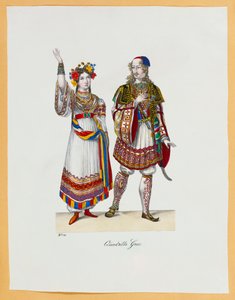 Eine Sammlung von Kostümen, 1827 von Franz Xavier Nachtmann