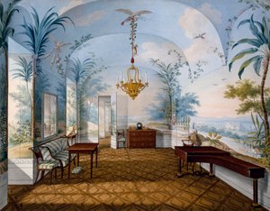 Malereisaal, Schloss Schönbrunn, bekannt als Marian Hall von Franz Xavier Nachtmann