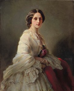 Porträt der Gräfin Elena Ivanovna Orlova-Denisova, geb. Tchertkova 1830-1891 von Franz Xaver Winterhalter