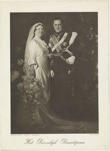 Porträt von Juliana, Königin der Niederlande, und Bernhard von Lippe-Biesterfeld