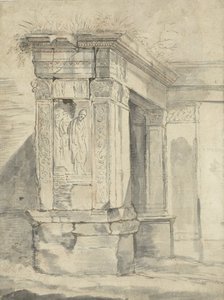 Römische Ruine von Franz de Paula Ferg