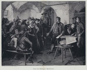 Josef Speckbacher, Anführer des Tiroler Aufstands gegen die Herrschaft Napoleons I. von Franz von (after) Defregger