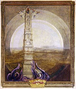 Illustration aus Dantes Göttlicher Komödie, Paradies, Gesang I, 1921
