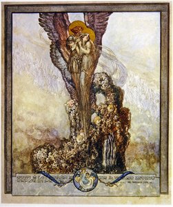 Illustration aus Dantes Göttlicher Komödie, Paradies, Gesang XXIII, 1921