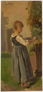 Bauernmädchen von Franz von Lenbach