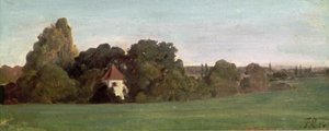Landschaft mit Kapelle