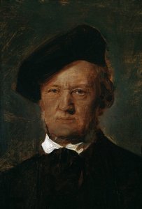 Porträt von Richard Wagner 1813-1883, ca. 1870 von Franz von Lenbach