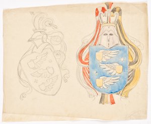 Entwurf für ein Familienwappen