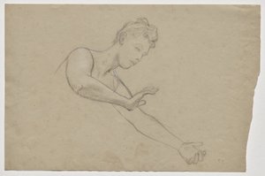 Figurenstudie für das Fakultätsbild "Theologie"