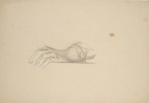 Handstudie von Franz von Matsch