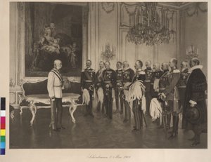 Besuch des deutschen Prinzen der Föderationen am 8. Mai 1908 im Schloss Schönbrunn von Franz von Matsch