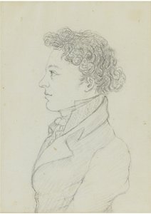 Franz Schubert 1797-1828, im Alter von 17 Jahren, ca. 1814 von Franz von Schober