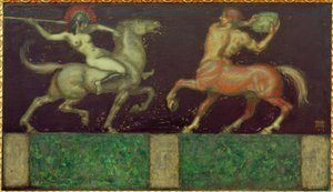 Amazone und Kentaur von Franz von Stuck