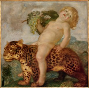 Bacchusknabe auf einem Panther von Franz von Stuck