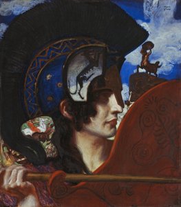 Kämpfende Amazone von Franz von Stuck