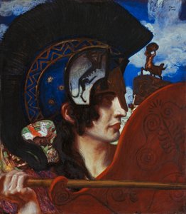Kämpfende Amazone von Franz von Stuck