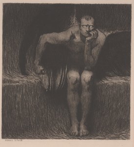 Luzifer, ca. 1890 von Franz von Stuck