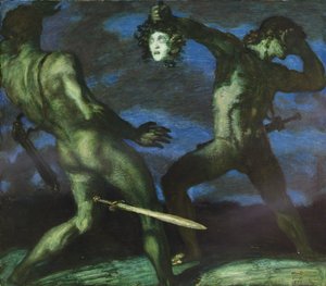 Perseus mit dem Haupt der Medusa von Franz von Stuck