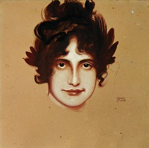 Porträt einer Frau, ca. 1896 von Franz von Stuck
