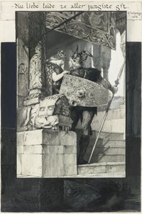 Sigfried und Kriemhild von Franz von Stuck