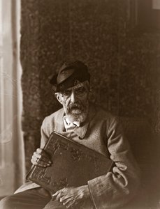 Porträt des italienischen Malers Domenico Morelli (1826-1901) von Fratelli Alinari Fratelli Alinari