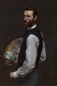 Selbstporträt von Frédéric Bazille
