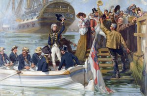 Abschied junger Mann! Horatio Nelson verlässt Portsmouth