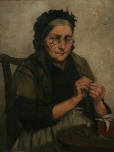 Der Faden des Lebens läuft noch glatt, 1885 von Fred Millard