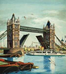 Tower Bridge, mit verstecktem Fisch