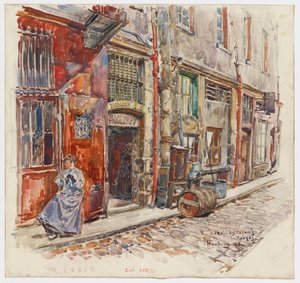Eingang Treppe A des Marché des Enfants-Rouges von Frederic Anatole Houbron