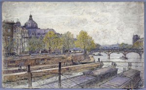 Quai Conti und Pont des Arts