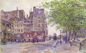 Der Quai des Orfèvres, 1906 von Frederic Anatole Houbron