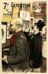 7. Ausstellung des Salon des 100 Dezember 1894 Poster