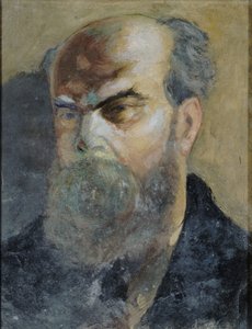 Porträt des Dichters Paul Verlaine von Frederic Auguste Cazals