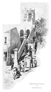 Von Woolloomooloo nach Darlinghurst, Sydney, New South Wales, Australien, 1886 von Frederic B. Schell