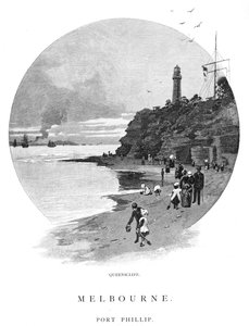 Queenscliff, Port Phillip, Victoria, Australien, 1886 von Frederic B. Schell