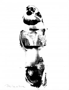 Abstrakte Frauensilhouette