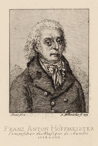 Porträt des Komponisten Franz Anton Hoffmeister 1754-1812 von Frederic Desire Hillemacher