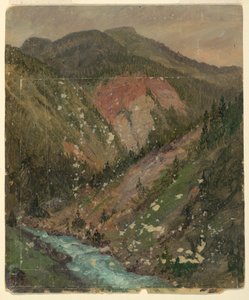Alpenlandschaft (Bayern oder Schweiz) von Frederic Edwin Church