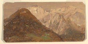 Alpenlandschaft (wahrscheinlich Schweiz)
