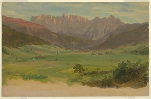 Alpental von Frederic Edwin Church