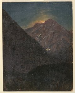 Alpenlandschaft (Bayern oder Schweiz) von Frederic Edwin Church