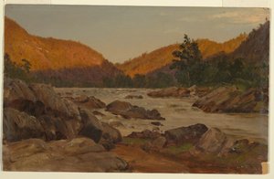 Herbstlandschaft in North Carolina von Frederic Edwin Church