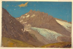 Bayerische oder Schweizer Alpen von Frederic Edwin Church