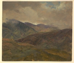 Blaue Hügel und graue Wolken, Jamaika