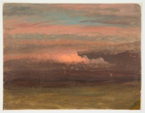 Wolkenstudie bei Sonnenuntergang