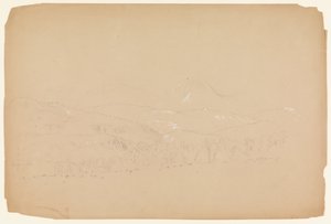 Fernsicht auf den Katahdin vom Westen