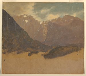 Alpenlandschaft (Bayern oder Schweiz) von Frederic Edwin Church